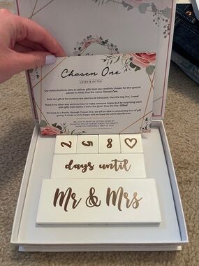 Chosen One Mr & Mrs Countdown Blocks